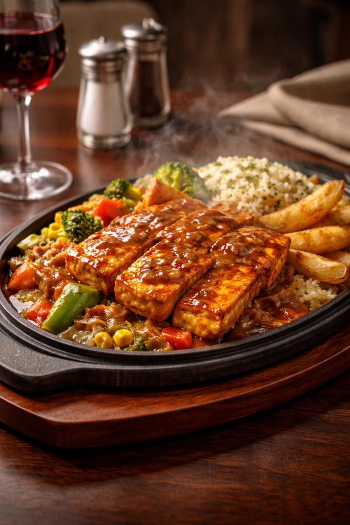 Paneer Steak Sizzler